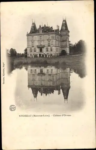 Ak Nyoiseau Maine et Loire, Château d´Orveau