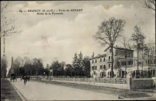 Ak Brunoy Essonne, Forêt de Sénart, Hôtel de la Pyramide