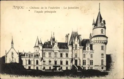 Ak La Jumellière Maine-et-Loire, Château de la Faultrière