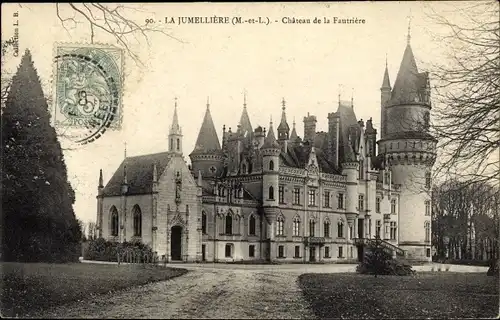 Ak La Jumellière Maine-et-Loire, Château de la Fautrière