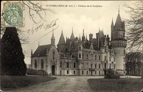 Ak La Jumellière Maine-et-Loire, Château de la Faultrière