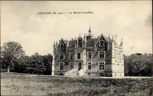 Ak Lézigné Maine-et-Loire, La Motte-Crouillon