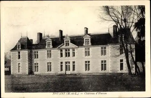 Ak Noyant Meon Maine et Loire, Château d´Hunon