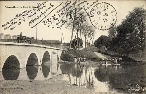 Ak Vineuil Loir et Cher, Le Pont