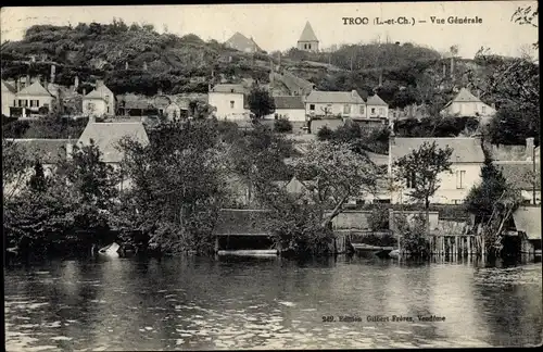 Ak Troo Loir et Cher, Vue Générale