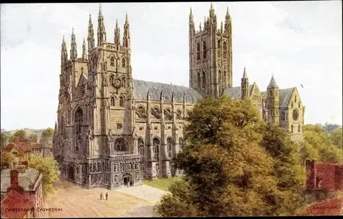 Künstler Ak Arquinton, Canterbury Kent England, Cathedral