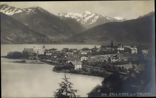 Ak Zell am See in Salzburg, A.D. Tauern, Panorama