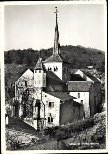 Ak Romainmôtier-Envy Waadt, Eglise
