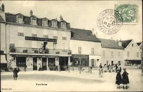 Ak Ferrieres Seine et Marne, Hôtel Saint Remy