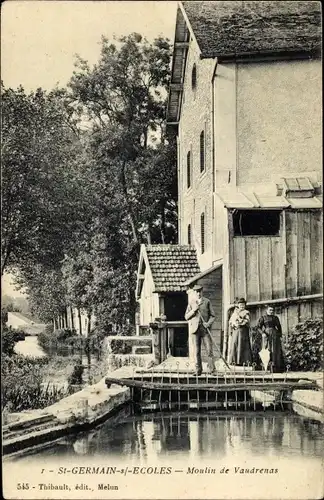 Ak Saint Germain sur Ecole Seine-et-Marne, Le Moulin de Vaudrenas