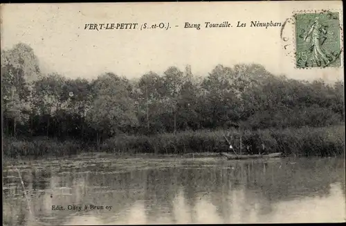 Ak Vert le Petit Essonne, Étang Touraille