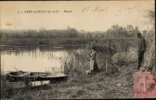 Ak Vert le Petit Essonne, Marais