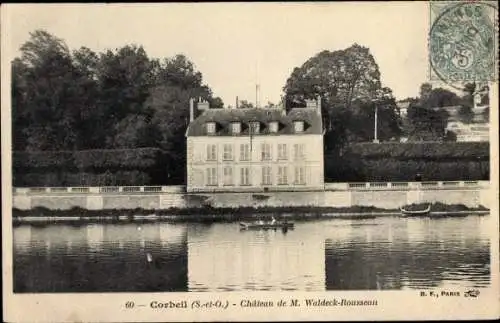 Ak Corbeil Essonne, Château de M. Waldeck-Rousseau