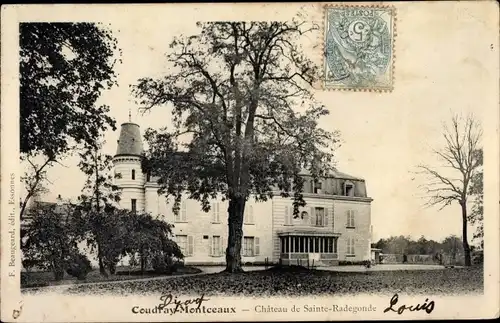 Ak Coudray Montceaux Essonne, Château de Sainte Radegonde