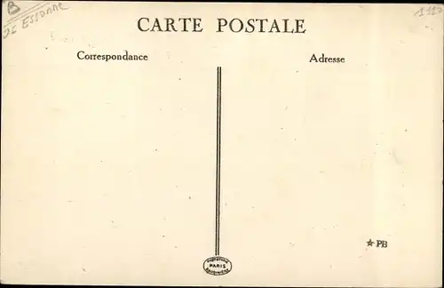 Ak Vert le Petit Essonne, Vue du Clocher