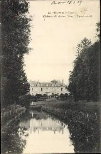 Ak Bures-sur-Yvette Essonne, Bures et le Canal, Château du Grand Mesnil