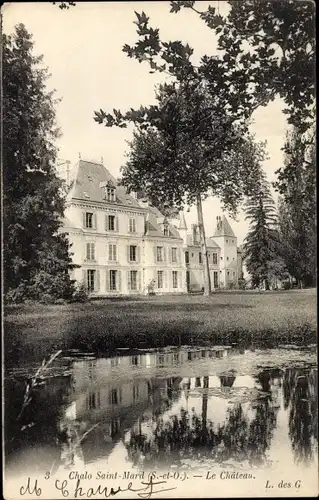 Ak Chalo Saint Mars Essonne, Le Château