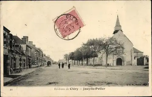 Ak Clery Loiret, Jouy le Potier