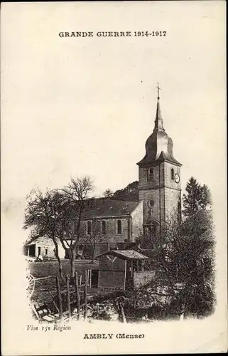 Ak Ambly Meuse, L'Eglise