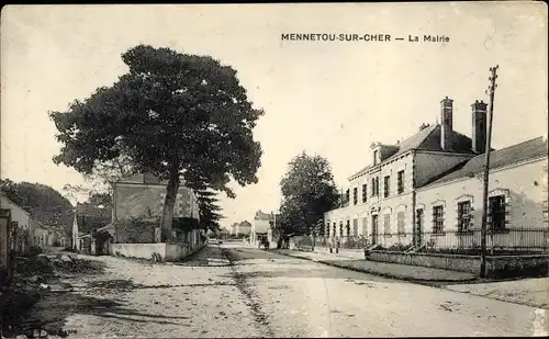 Ak Mennetou sur Cher Loir et Cher, La Mairie