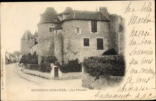 Ak Mennetou sur Cher Loir et Cher, Le Prieure