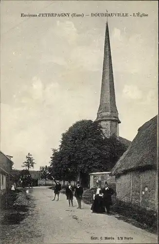 Ak Doudeauville Eure, Eglise