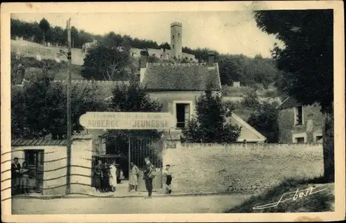 Ak Boissy la Rivière Essonne, Auberge de l´Epi d´Or, L´Entrée de l´Auberge