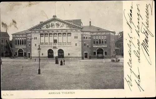 Ak Århus Aarhus Dänemark, Theater