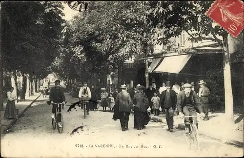 Ak Lavarenne Val-de-Marne, Rue du Bac