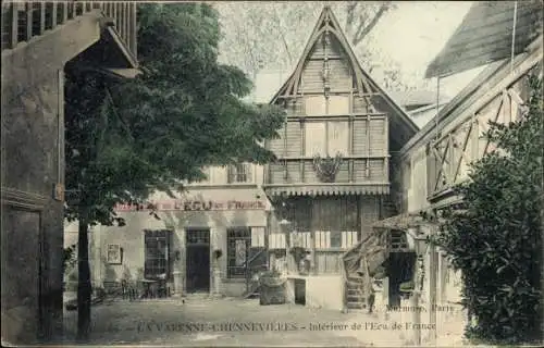 Ak Lavarenne Chennevières Val-de-Marne, Intérieur de l´Écu de France