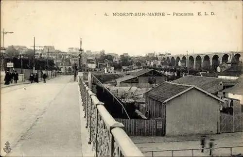 Ak Nogent sur Marne Val de Marne, Panorama