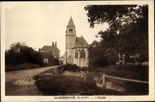 Ak Marchenoir Loir et Cher, L'Eglise