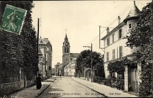 Ak Saint Gratien Val d’Oise, Rue de l'Eglise