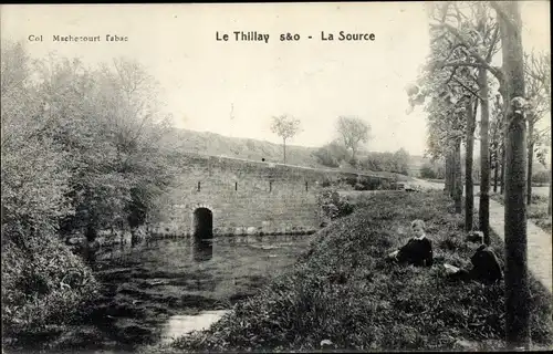 Ak Le Thillay Val d'Oise, La Source