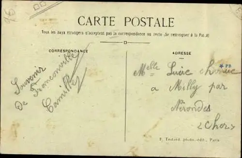 Ak Franconville Val d Oise, Institution Jeanne d'Arc