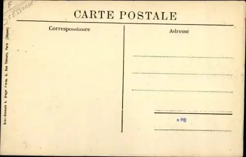 Ak Mennecy Essonne, La Peche tranquille, Cheminee de la friture