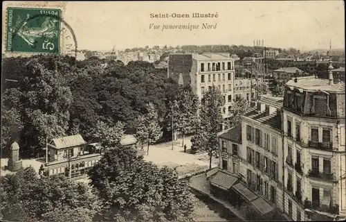 Ak Saint Ouen Seine Saint Denis, Vue panoramique Nord