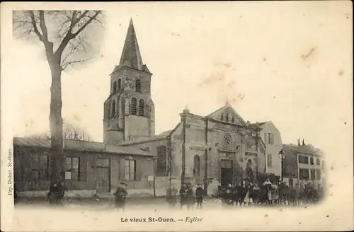 Ak Saint Ouen Seine Saint Denis, Eglise