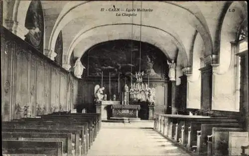 Ak Caen Calvados, Lycee Malherbe, La Chapelle