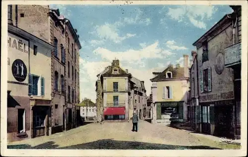 Ak Doué la Fontaine Maine et Loire, Place d'Orleans