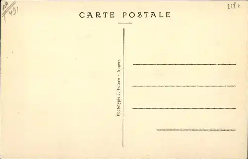 Ak Denée Maine et Loire, Vue Generale