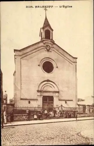 Ak Malakoff Hauts de Seine, L´Eglise