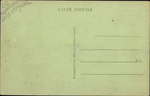 Ak Faremoutiers Seine et Marne, Pont gallo romain de la Vanderie, charrette