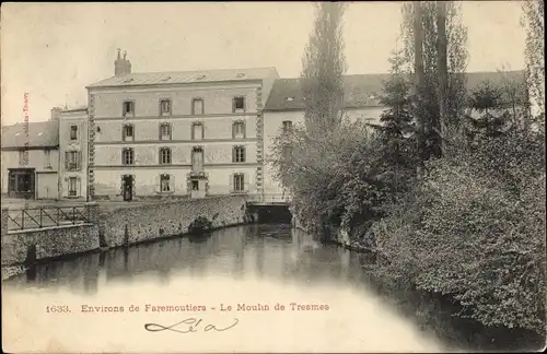 Ak Faremoutiers Seine et Marne, Le Moulin de Tresmes