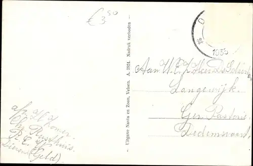 Ak Dieren Gelderland, Rusthuis Rust een weinig