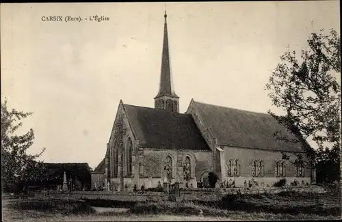 Ak Carsix Eure, l´Église