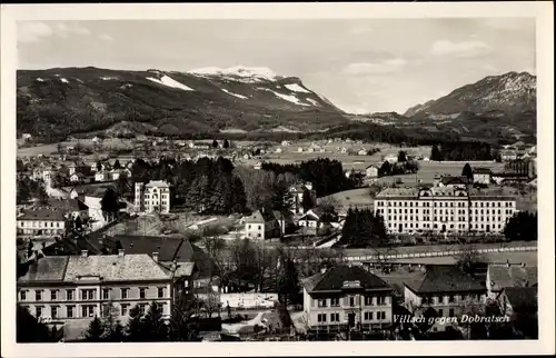 Ak Villach in Kärnten, Panorama vom Ort