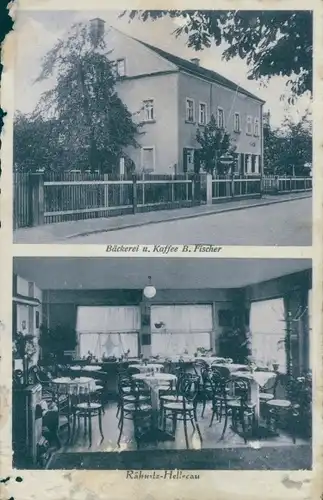 Ak Rähnitz Hellerau Dresden, Bäckerei und Café