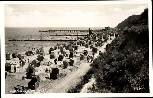 Ak Ostseebad Koserow auf Usedom, Partie am Strand