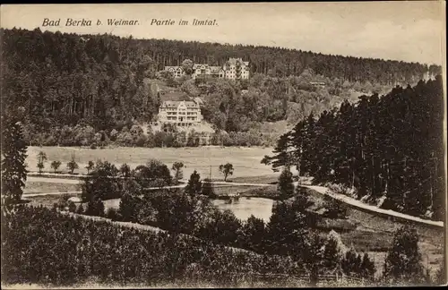 Ak Bad Berka in Thüringen, Partie im Ilmtal
